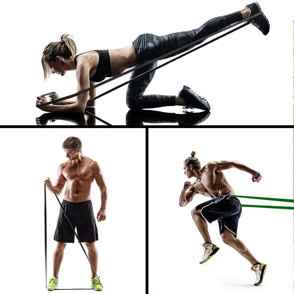 Trainiqo Power Resistance Band- Heavy Duty Latex