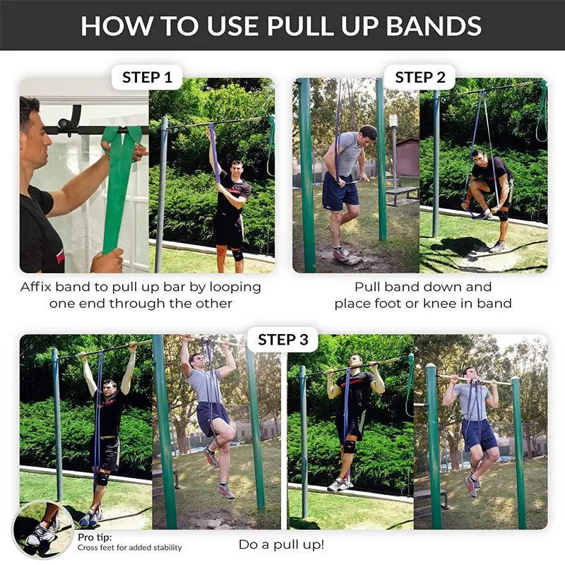 Trainiqo Power Resistance Band- Heavy Duty Latex