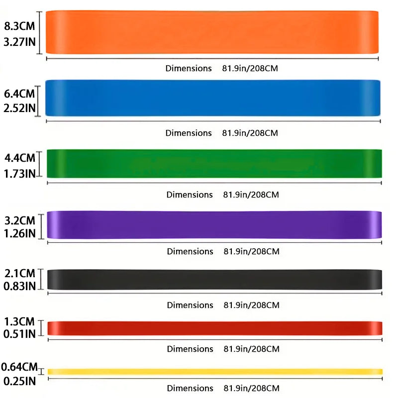 Trainiqo Power Resistance Band- Heavy Duty Latex